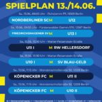 Spielplan 13. - 14.06.26