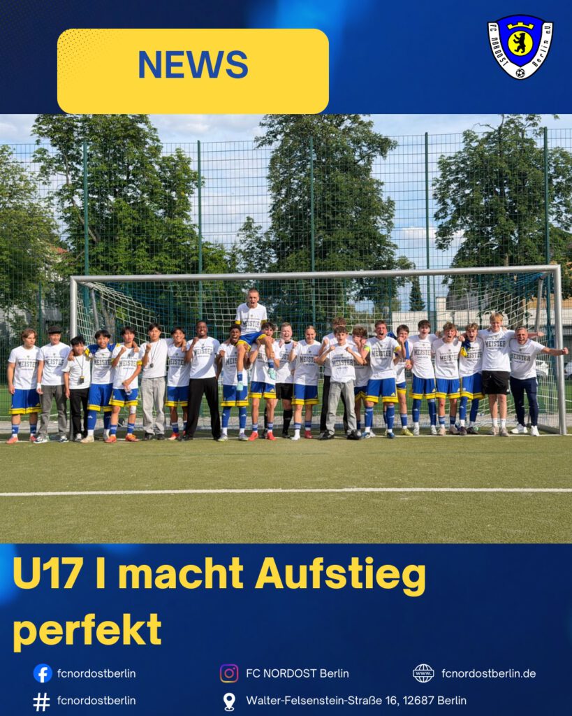 U17 I macht Aufstieg perfekt