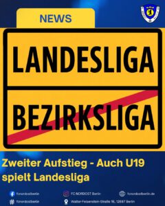 Zweiter Aufstieg - Auch U19 spielt Landesliga