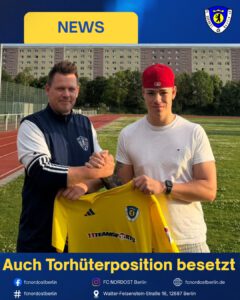 Auch Torhüterposition besetzt
