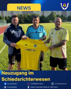 Neuzugang im Schiedsrichterwesen
