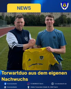 Torwartduo aus dem eigenen Nachwuchs
