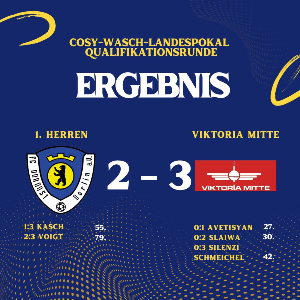 Ergebnis 1. Herren - Viktoria Mitte