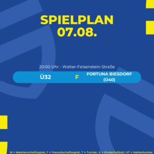 Spielplan 07.08.26