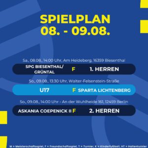 Spielplan 08. - .09.08.26