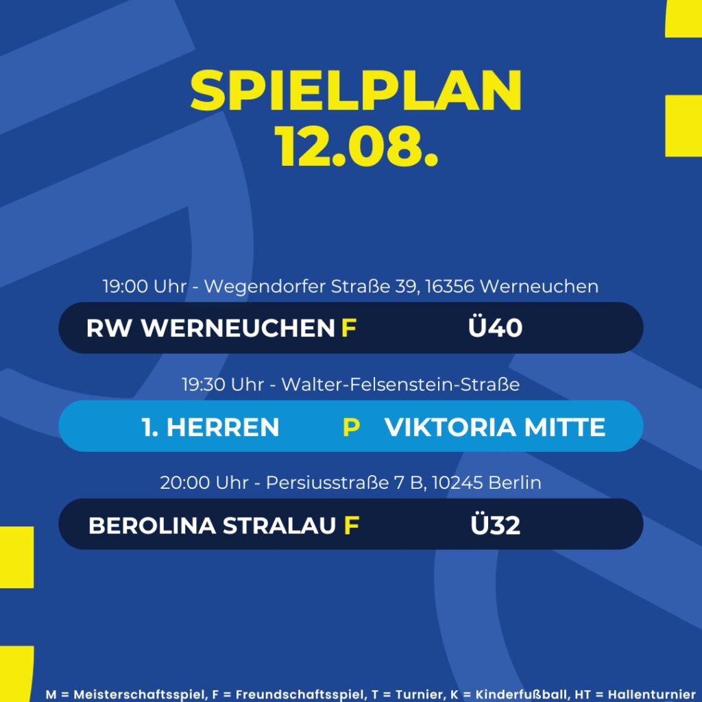 Spielplan 12.08.26