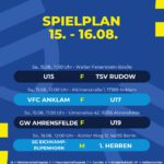 Spielplan 15. - 16.08.26