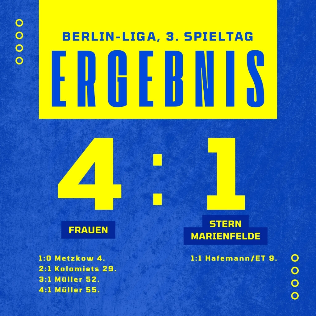 Ergebnis Frauen - Stern Marienfelde