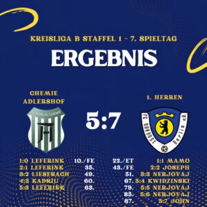 Ergebnis Chemie Adlershof - 1. Herren