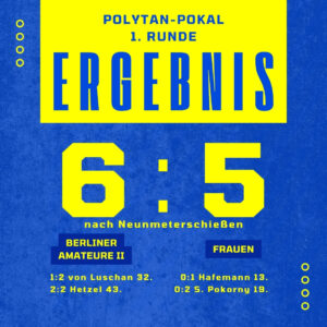 Ergebnis Berliner Amateure II - Frauen