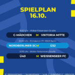 Spielplan 16.10.26